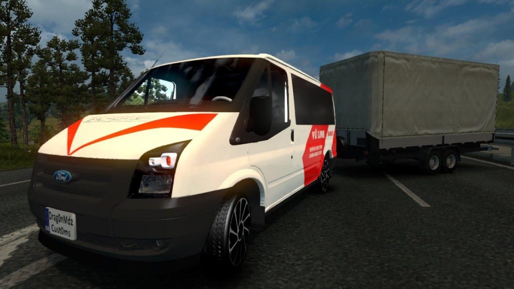 FORD TRANSIT V1.3 CAR ETS2 Mod