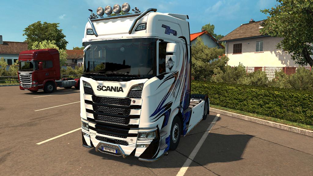 Scania New Gen Transport K.lindholm & Co Truck Skin - Ets2 Mod Download