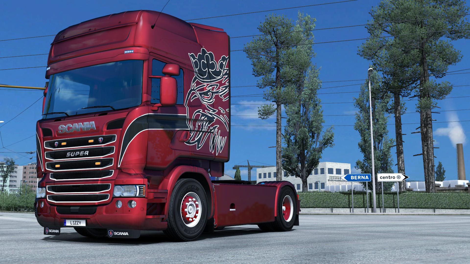 Scania R Rjl Split Paintjob Metallic By L Zzy Truck Skin Ets Mod