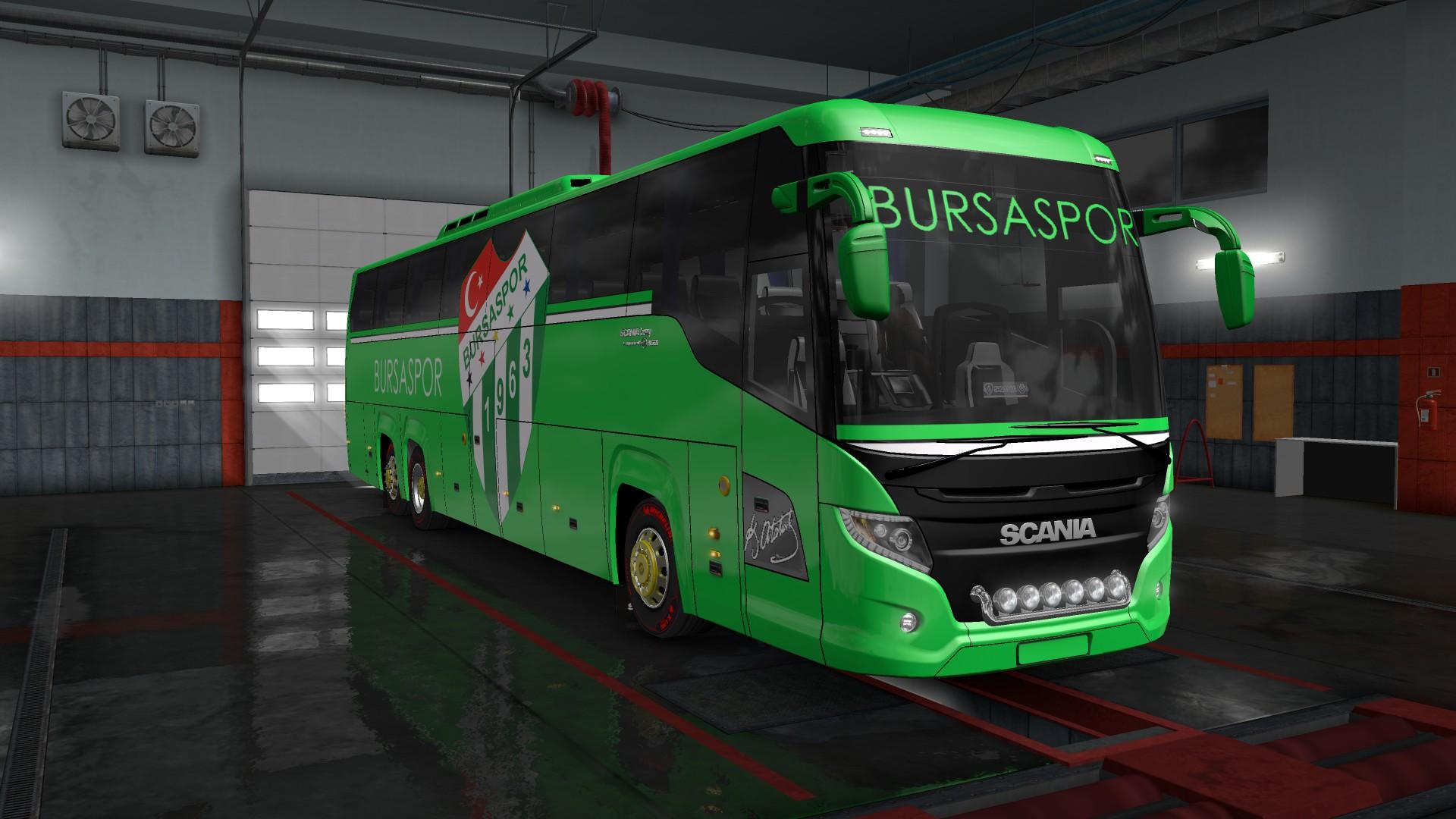 ETS 2 SCANIA TOURINGBURSA SPOR BUS SKIN 1.31.X ETS2 Mod
