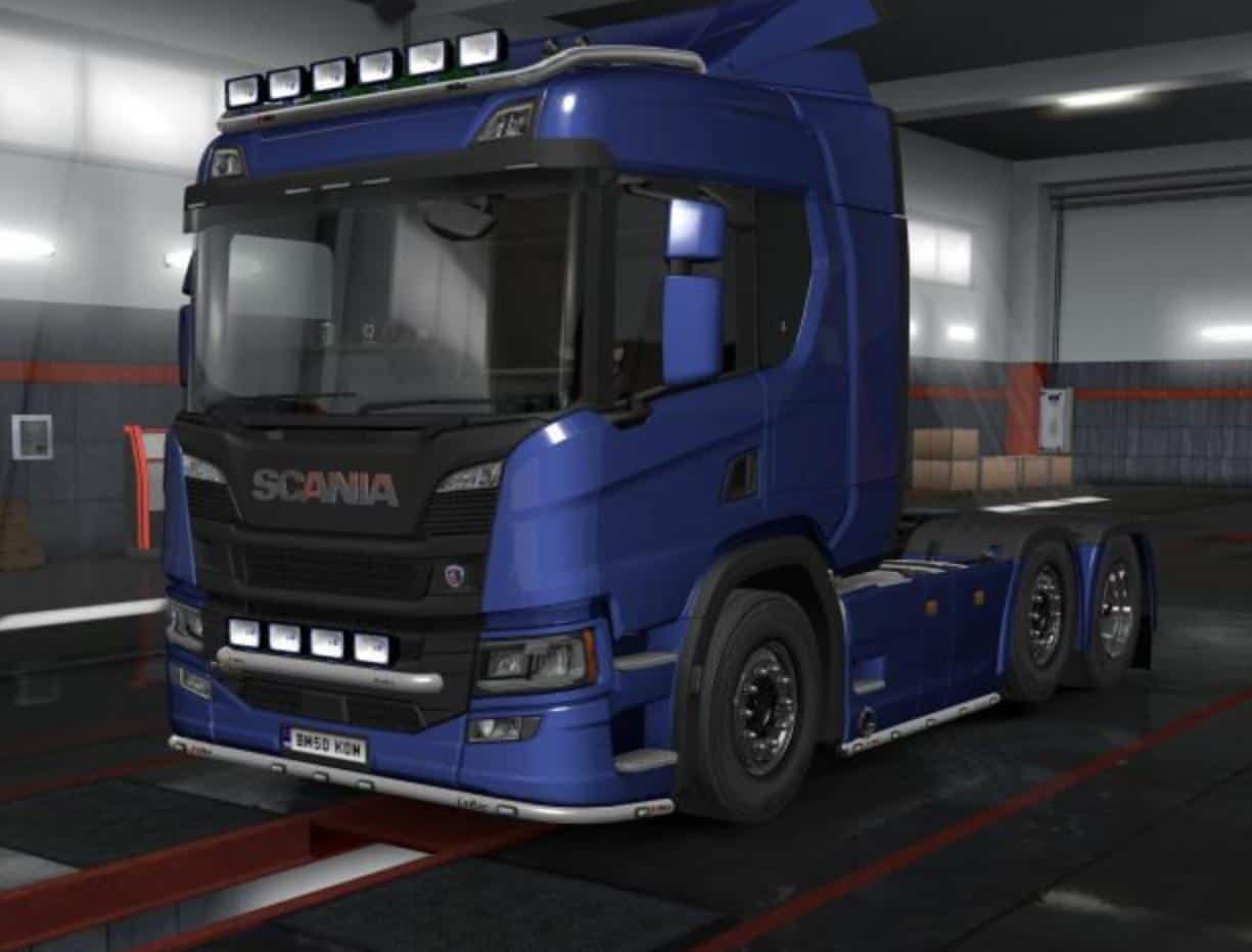 SCANIA 2016 KELSA BARS 1.36.X TUNING MOD ETS2 Mod