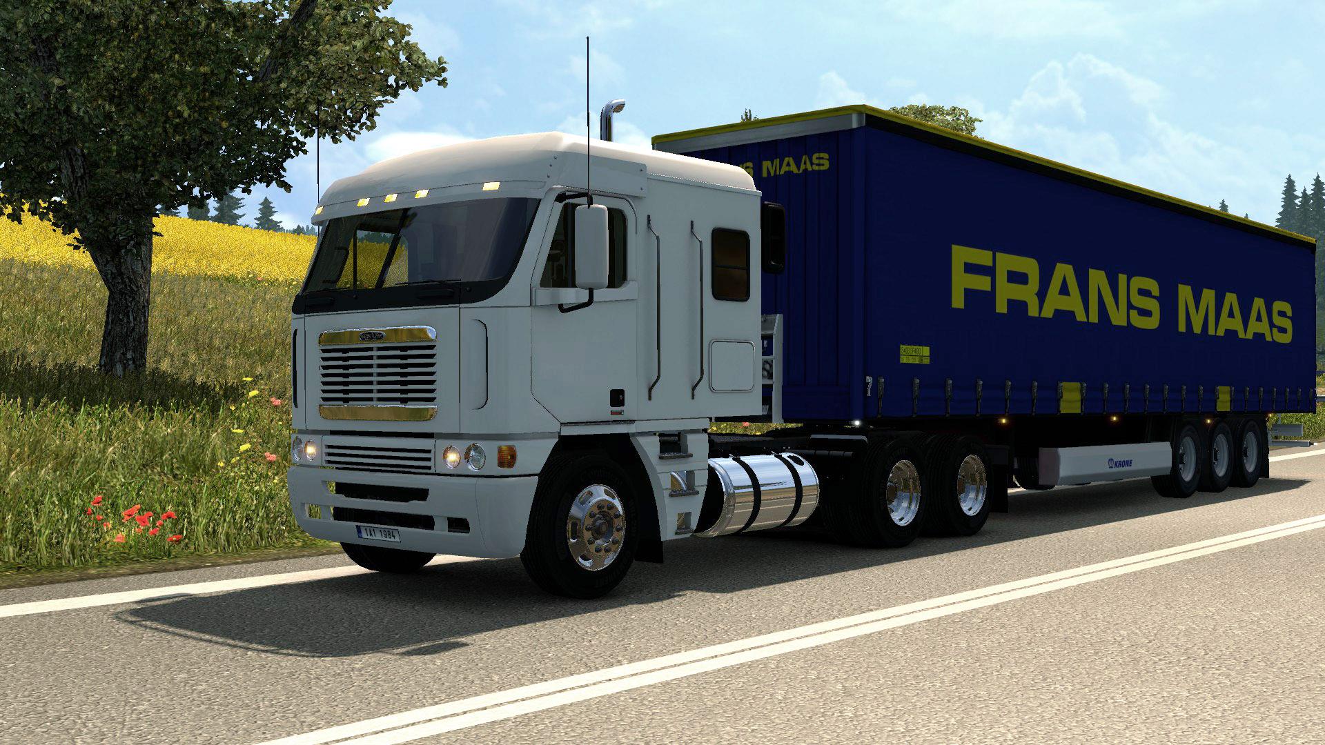 Euro truck simulator моды грузовиков. Freightliner Argosy етс. Фредлайнер Аргоси етс 2. Euro Truck Simulator 2 freightliner Argosy. Мод freightliner Argosy.