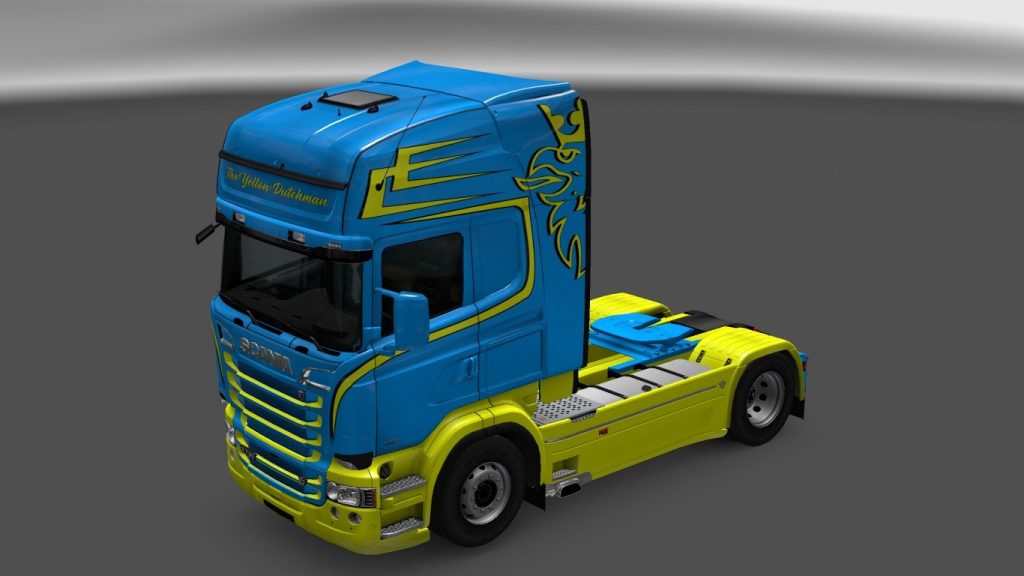 Yellow Rjl Skin The Yellow Dutchman Truck Skin for RJL Scania - ETS2 Mod Download