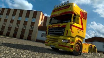 Yellow Rjl Skin SCANIA RJL YELLOW ANGEL TRUCK SKIN - ETS2 Mod Download