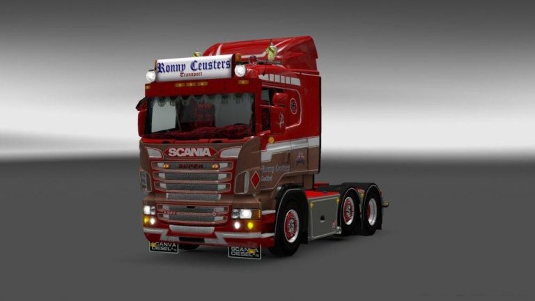 RONNY CEUSTERS COMBO SKINS PACK - ETS2 Mod