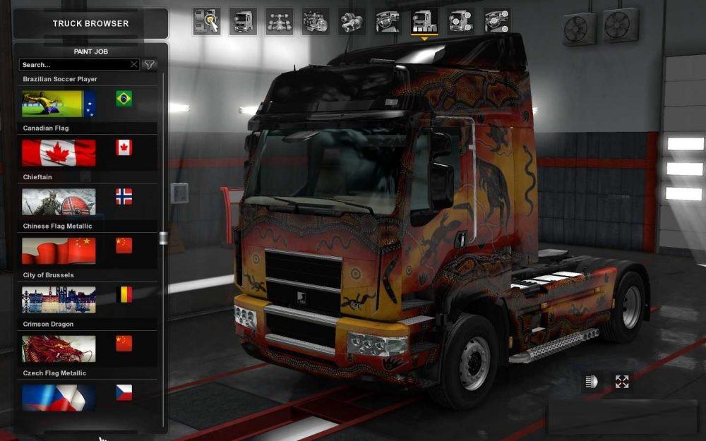 DLC SUPPORT FOR SISU BY RJL V1 0 TUNING MOD ETS2 Mod Download