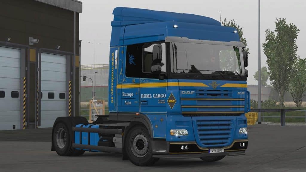 Roml ROML CARGO DAF XF105 SKIN 1.33.X ETS2 - ETS2 Mod Download