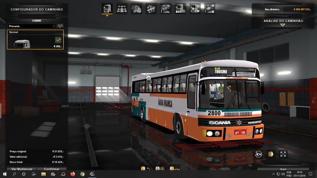 BUS MARCOPOLO 3 1.35 ETS2 - ETS2 Mod Download