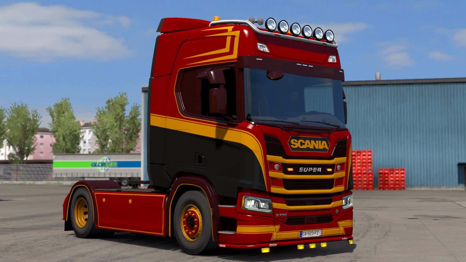 SCANIA R 2016 HOLLAND STYLE COLORED SKIN 1.36.X TRUCK SKIN - ETS2 Mod