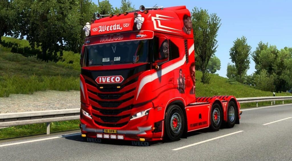 Weeda R530 Iveco S-Way Weeda Transport DTM v1.48.x - ETS2 Mod Download