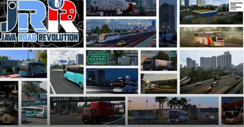 Java Road Revolution Type A v0.80a - ETS2 Mod Download